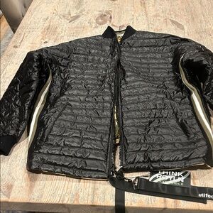 THINK ROYLN Black Bomber Jacket